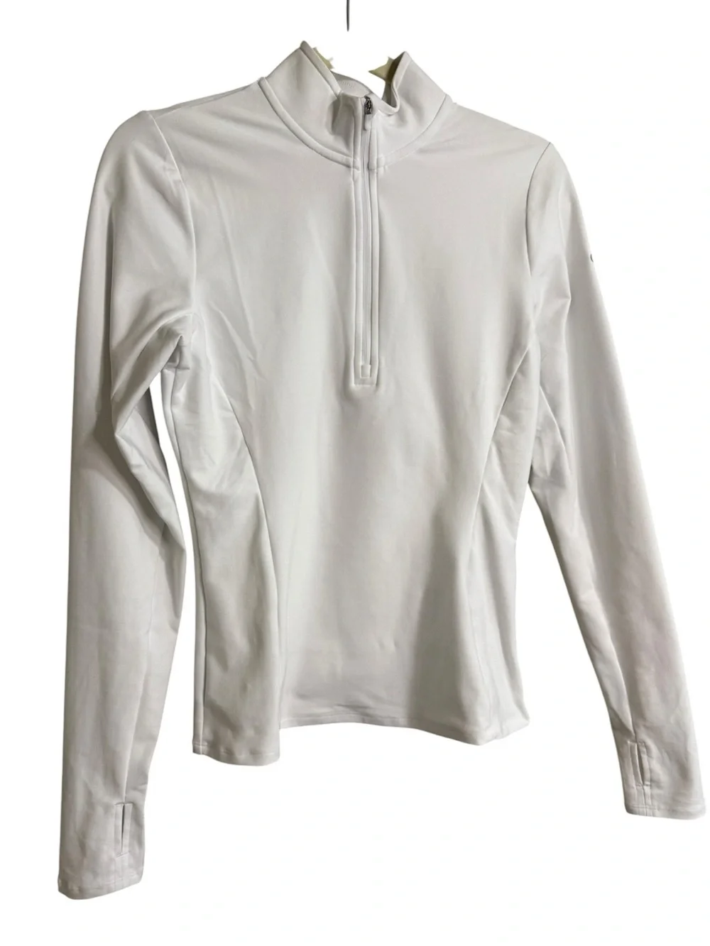 Alo Yoga Alosoft Half Zip Rapid Pullover White Small